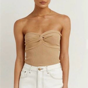 Dissh Anika Twisted Knit Top